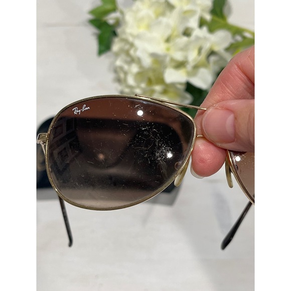 Ray Ban RB3293 001/13‎ Aviator Sunglasses Brown Gradient Lenses Gold Frame - Picture 6 of 8